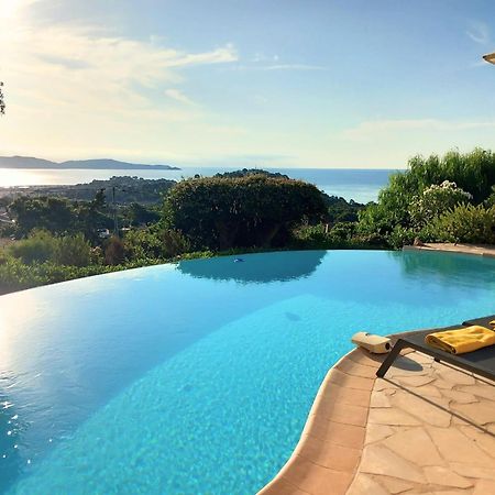 4-Star Private Villa With Heated Pool And Panoramic Sea View At Gulf De Saint Tropez كافالير سور مير المظهر الخارجي الصورة