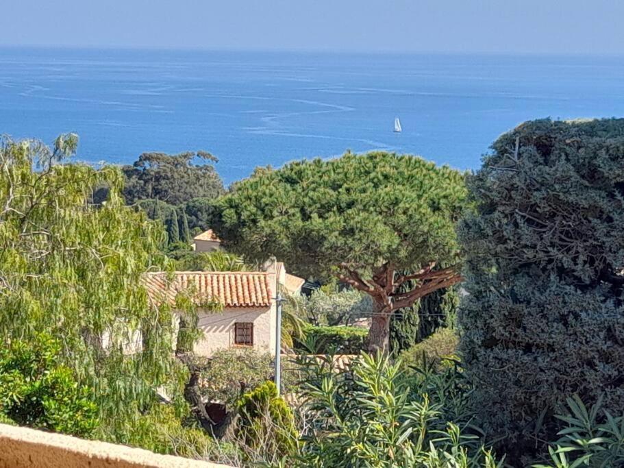 4-Star Private Villa With Heated Pool And Panoramic Sea View At Gulf De Saint Tropez كافالير سور مير المظهر الخارجي الصورة