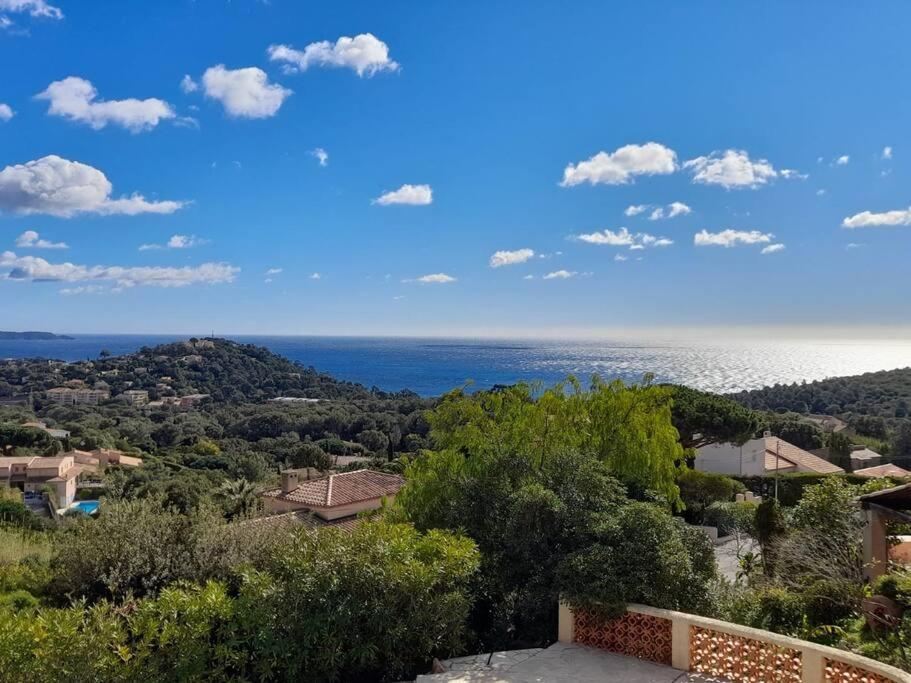 4-Star Private Villa With Heated Pool And Panoramic Sea View At Gulf De Saint Tropez كافالير سور مير المظهر الخارجي الصورة