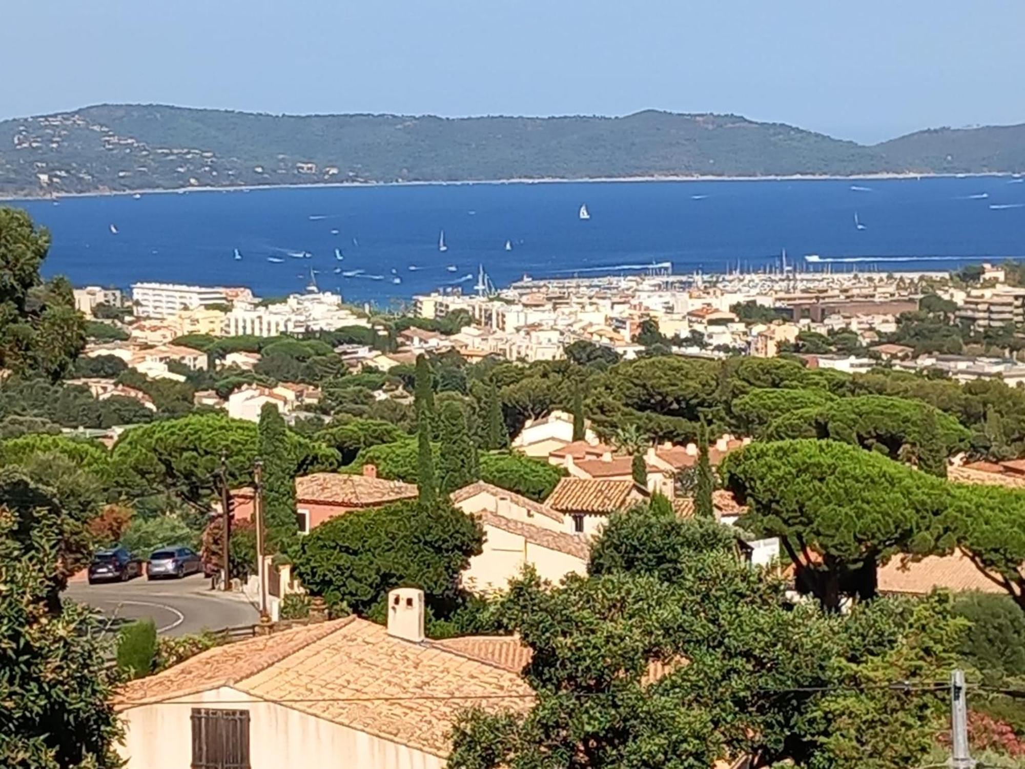 4-Star Private Villa With Heated Pool And Panoramic Sea View At Gulf De Saint Tropez كافالير سور مير المظهر الخارجي الصورة