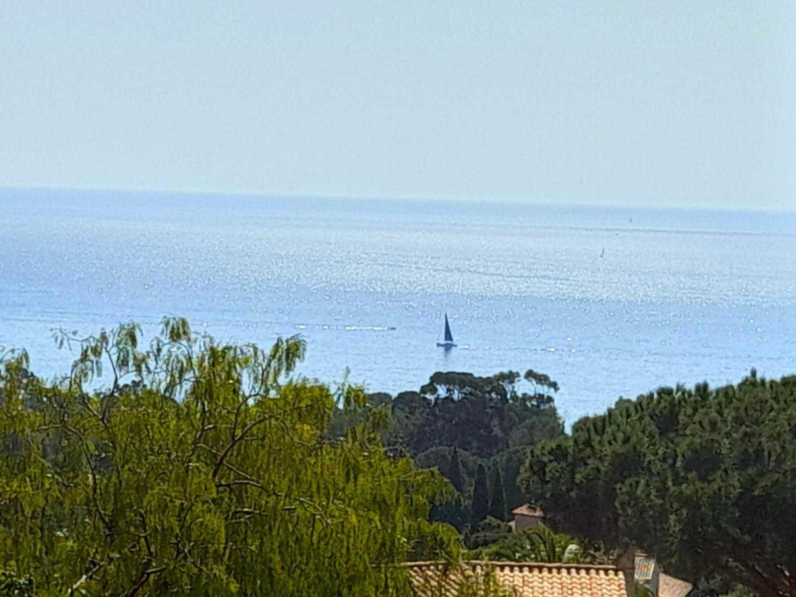 4-Star Private Villa With Heated Pool And Panoramic Sea View At Gulf De Saint Tropez كافالير سور مير المظهر الخارجي الصورة