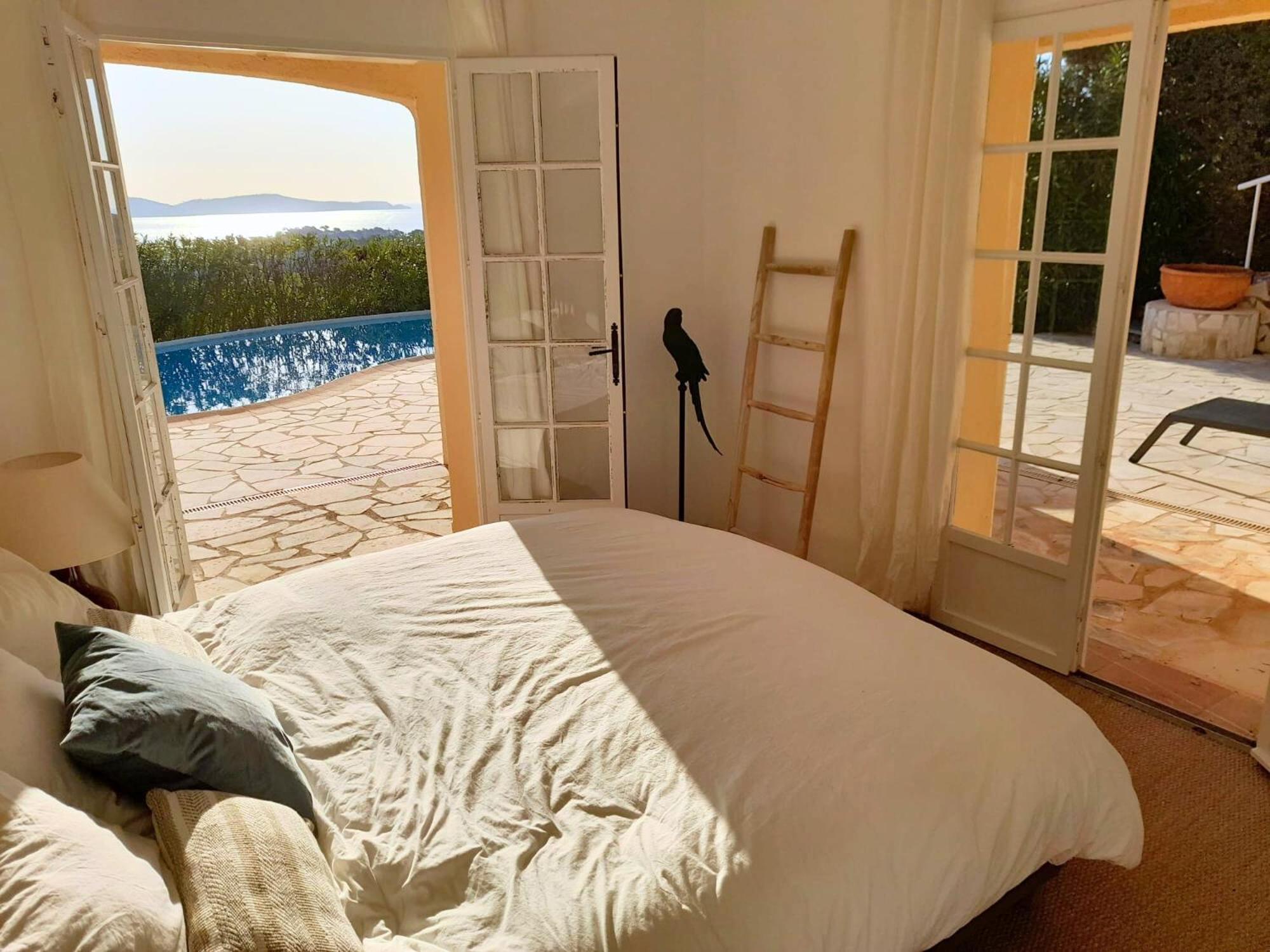 4-Star Private Villa With Heated Pool And Panoramic Sea View At Gulf De Saint Tropez كافالير سور مير المظهر الخارجي الصورة