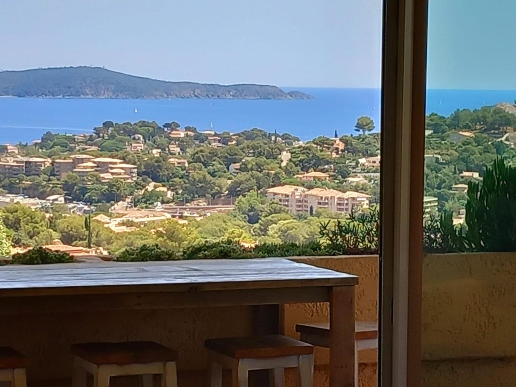 4-Star Private Villa With Heated Pool And Panoramic Sea View At Gulf De Saint Tropez كافالير سور مير المظهر الخارجي الصورة